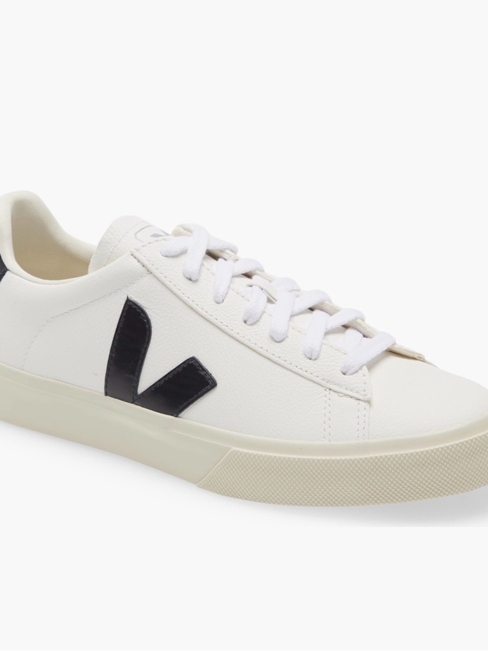 Veja Campo Leather Low-Top Sneakers Sz 12